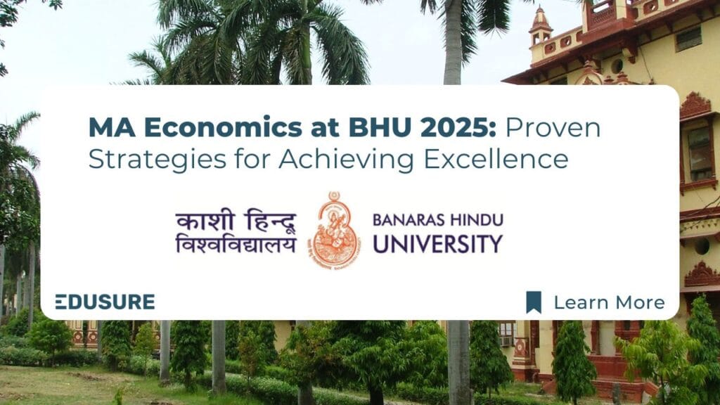 MA Economics at BHU