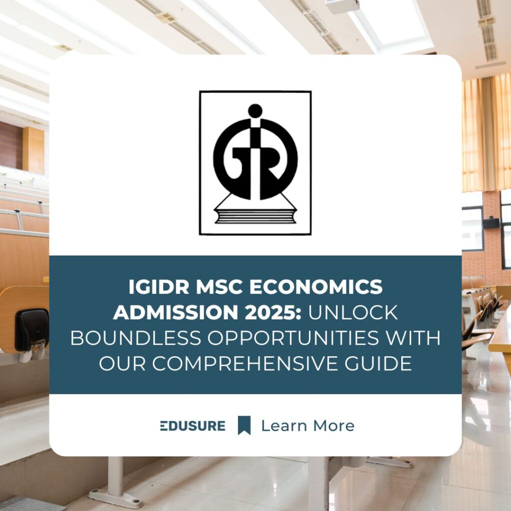 IGIDR MSc Economics