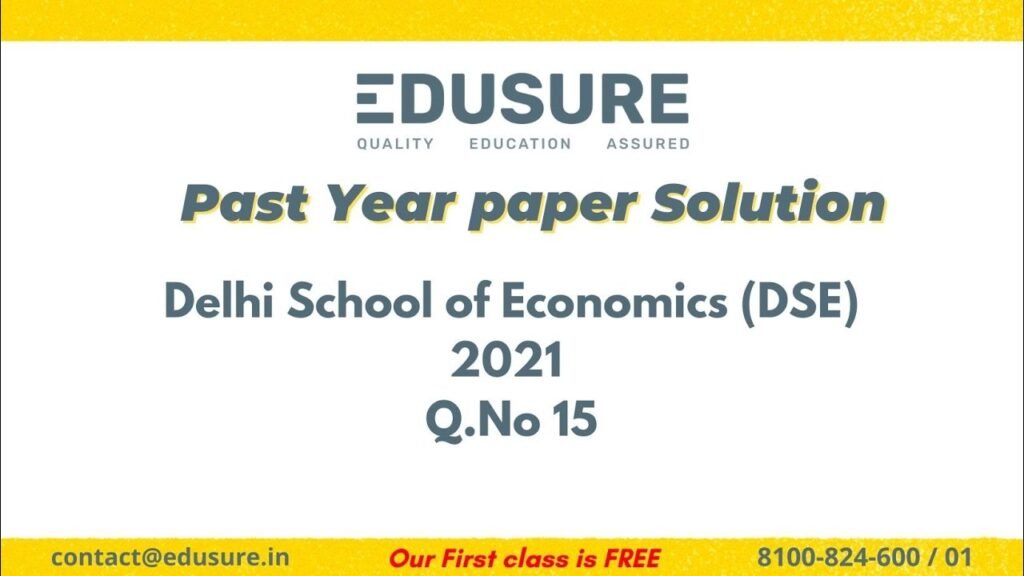 DSE past year papers