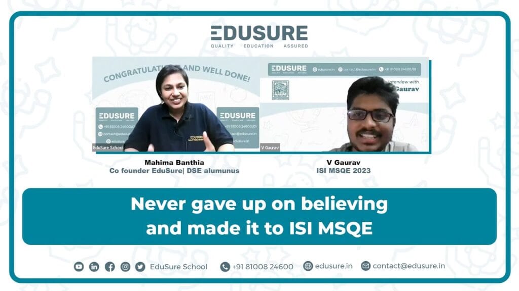 ISI MSQE Past Year Question Papers - Edusure - Best MA Economics ...