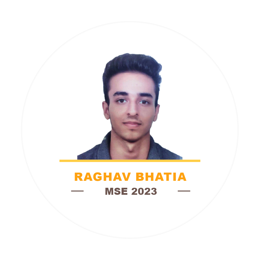 Ma economics entrance results: Raghav Bhatia