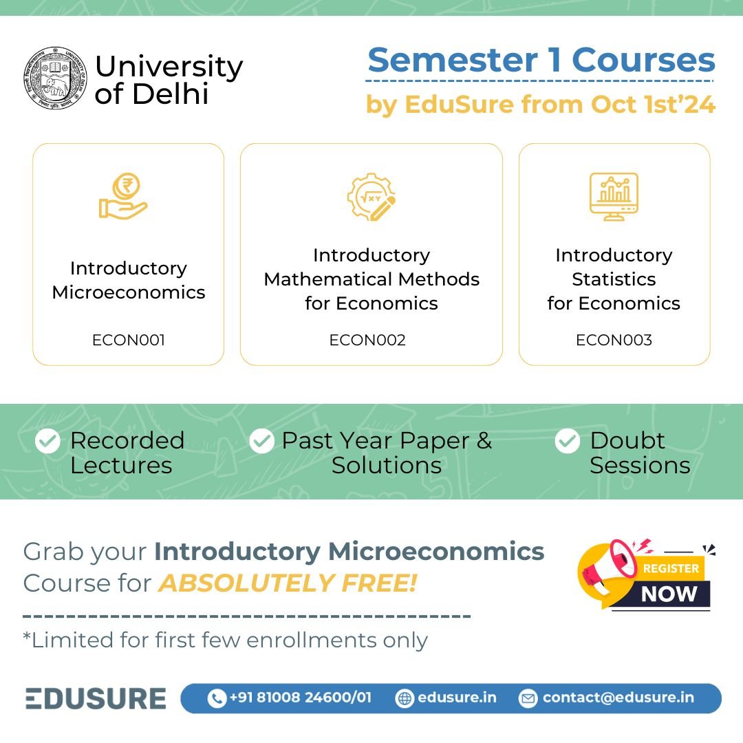 Delhi University College Semester Course