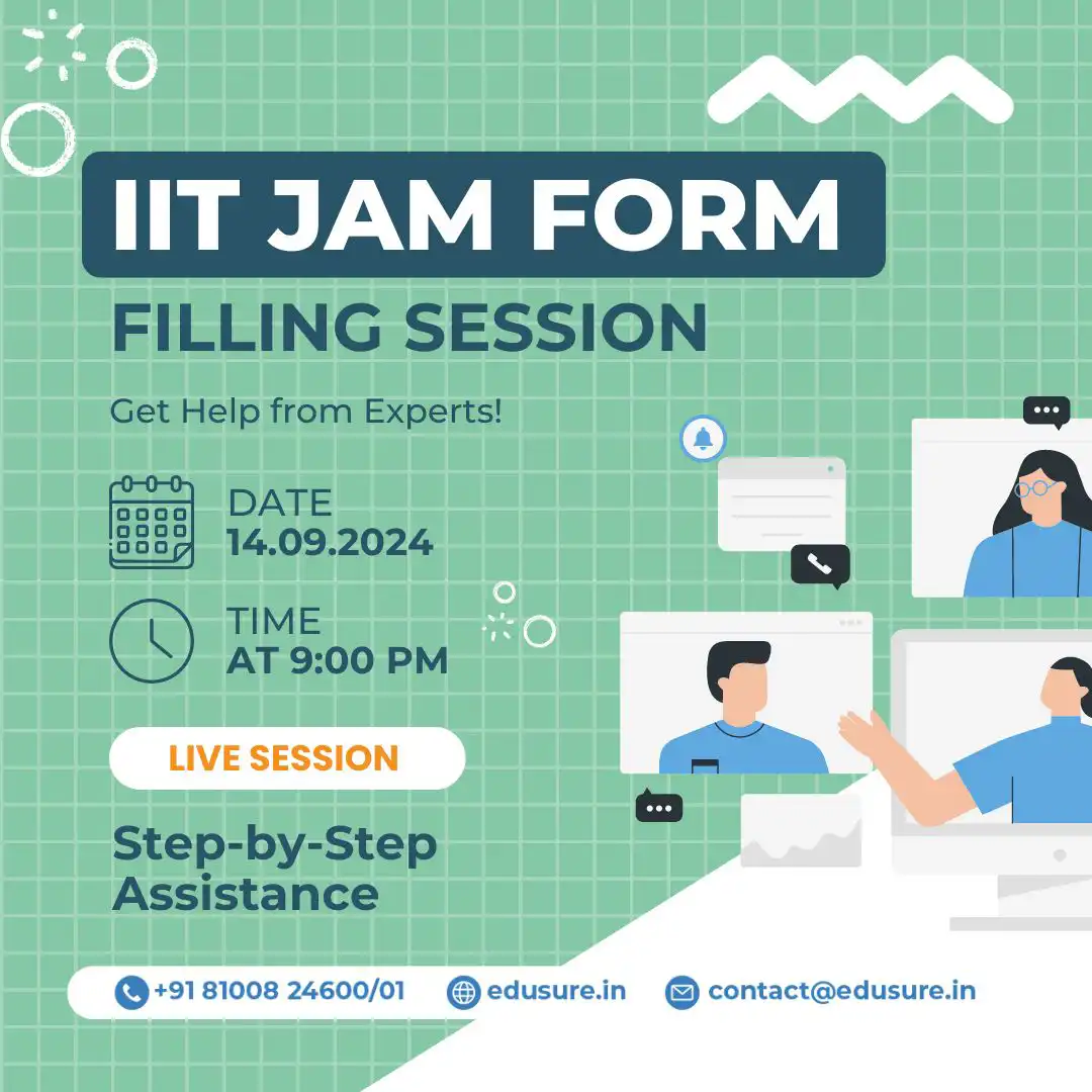 IIT JAM 2025 Application form