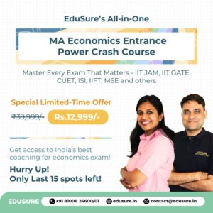 ISI MSQE Crash Course 2025 for MA Economics Entrance