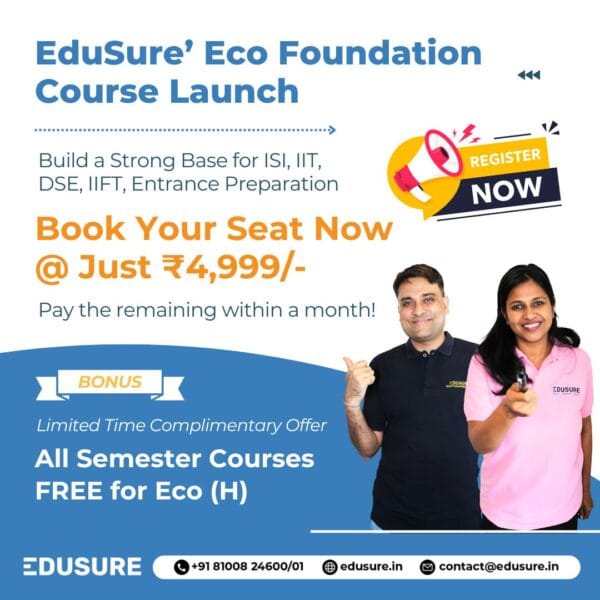 EduSure Eco Foundation Course Seat Booking