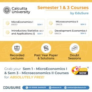 Calcutta University UG Semester Courses for Economics (H)