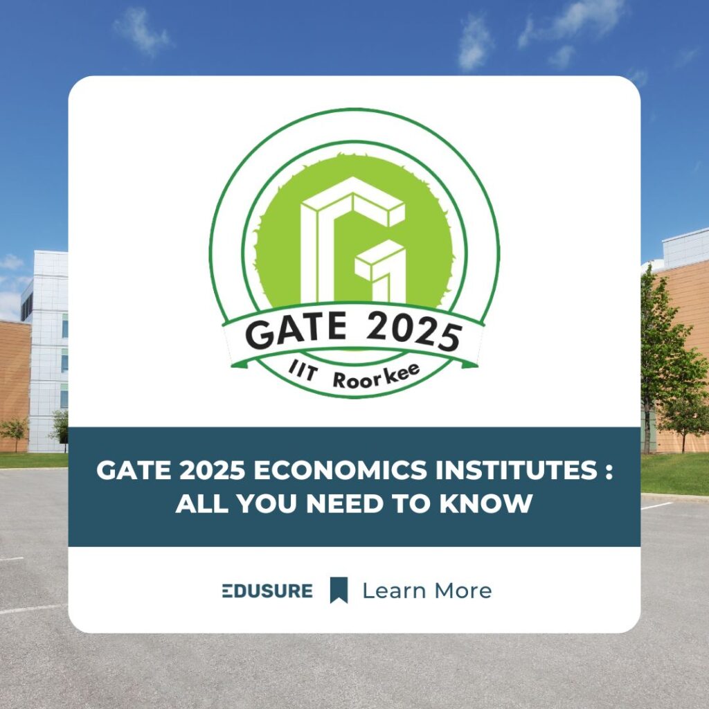 GATE 2025 Economics Institutes Details for pursuing MA Economics through IIT GATE 2025