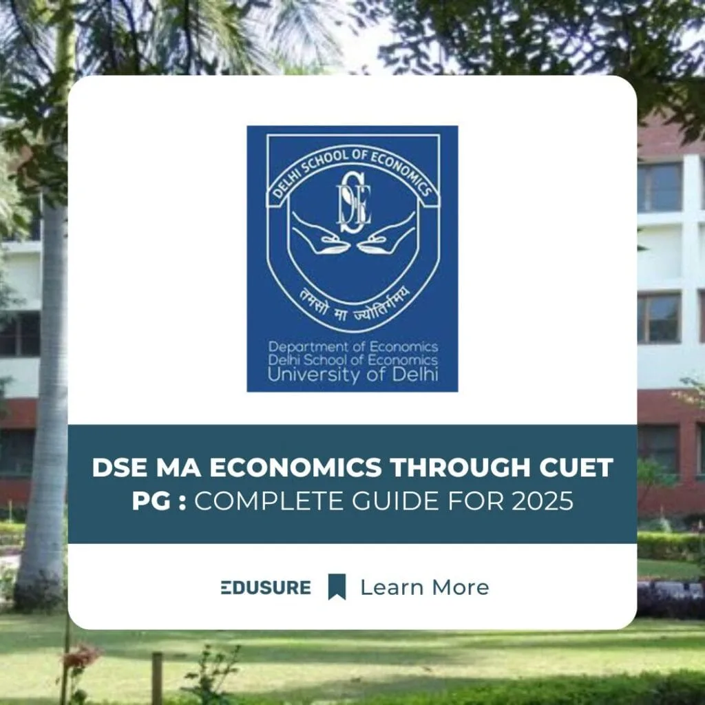 CUET PG Economics exam pattern for DSE admission