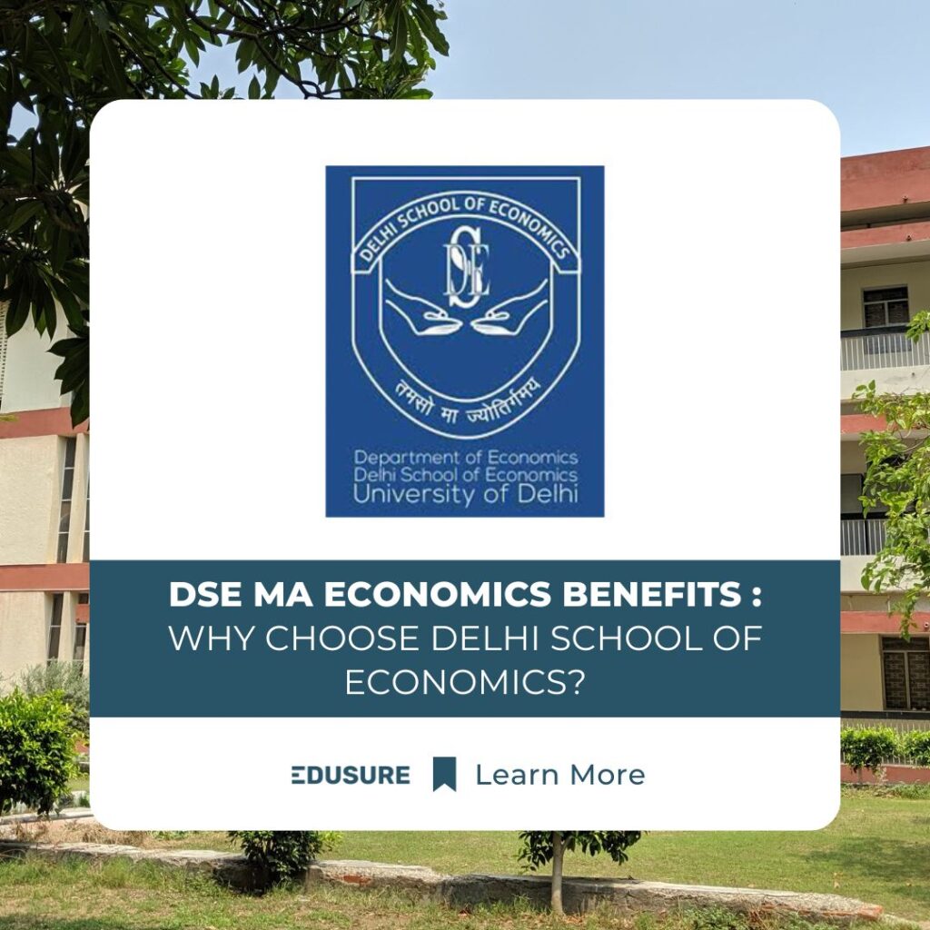 DSE MA Economics Benefits: Students Preparing for Entrance Exam