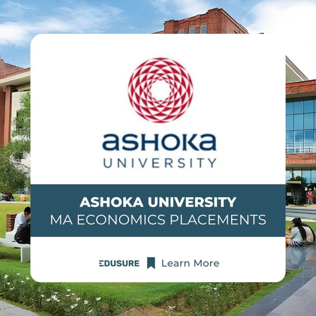 Ashoka University MA Economics Placements