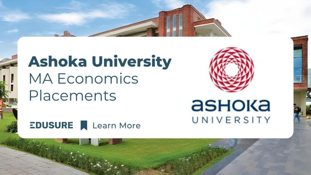 Ashoka University MA Economics Placements