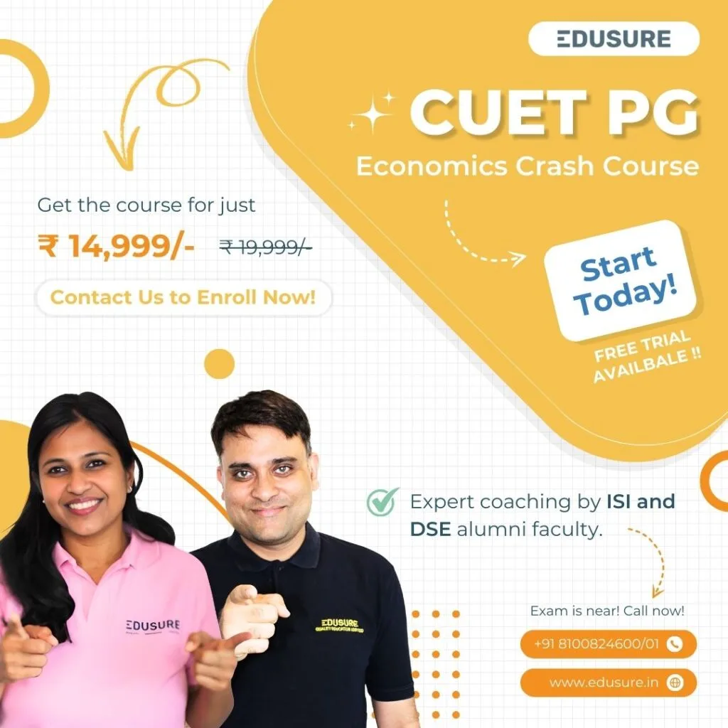 Join EduSure's CUET Crash Course 2025 for MA in Economics.