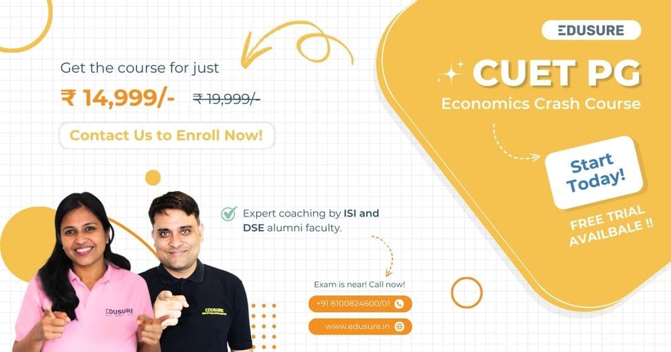 CUET Crash Course 2025 for MA in Economics